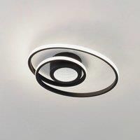 Lindby LED ceiling lamp Thalina, 45cm, dimmable, Infinity Tunnel