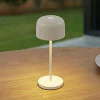 Lucande Quill dimmable (Modern) in Cream Made of Aluminium (1 Light Source,) from