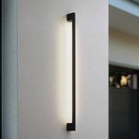 Lindby Neano LED Outdoor Wall Light (Splash-Proof (Modern) in Black Aluminium (1 Bulb) - Outdoor Wall Lights Wall Lamp LED Outdoor Lamp Outdoor for Outdoor Wall / House Wall