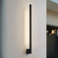 Lindby Neano LED Outdoor Wall Light (Splash-Proof (Modern) in Black Aluminium (1 Bulb) - Outdoor Wall Lights Wall Lamp LED Outdoor Lamp Outdoor for Outdoor Wall / House Wall