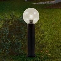 Lindby Dangan pillar light, clear, height 60 cm, glass, metal
