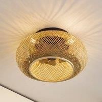 Lucande ceiling fan with light Cordie, DC, quiet, 53cm