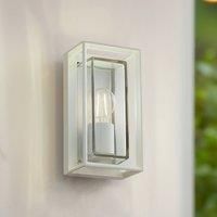 Arcchio Ismera outdoor wall light, white, IP65, glass, E27