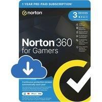 NORTON 360 for Gamers - 1 year for 3 devices, Download