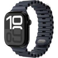 VONMAHLEN Wave Band 2 Apple Watch 44 - 49 mm Silicone Strap - Navy Blue, Blue