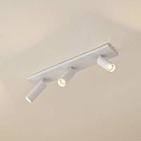 Arcchio Brinja Slim ceiling spotlight, white, 3-bulb, GU10 MR11