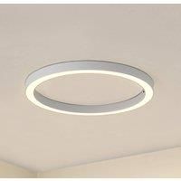 Lucande LED ceiling lamp Neor, white, 60 cm, CCT, dimmable