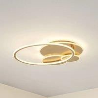 Lucande ceiling lamp, gold, 36 W