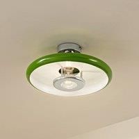 Lindby Branford ceiling light, 35 cm, green, metal
