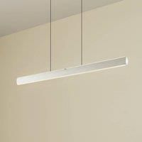 Lucande Arvon LED hanging light, aluminium-coloured, 116 cm, dimmable, CCT