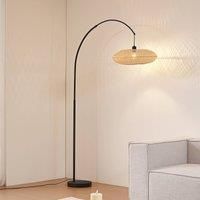 Lindby Floor lamp, bamboo