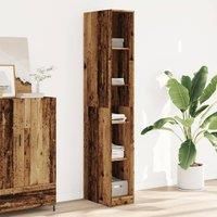 Wardrobe Old Wood 30x50x200 cm Engineered Wood