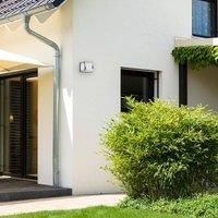 CMD Cubic outdoor wall light Cubo matt stainless steel