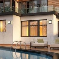 CMD Square outdoor wall light Aqua Legendo Mini, anthr