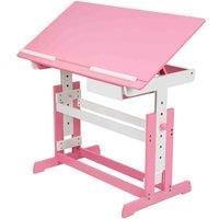 Kids Height Adjustable Tilting Homework Writing Table Study Desk Children new