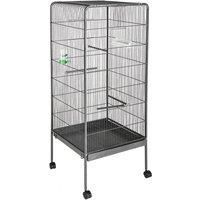 tectake Bird cage 146 cm high - anthracite