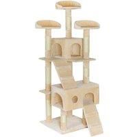 Cat Tree Scratcher Scratching Post Toy Activity Centre Kitten Sisal new