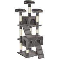 tectake Cat tree Mogli - grey