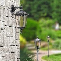 LCD 1111 outdoor wall hanging lantern black-silver