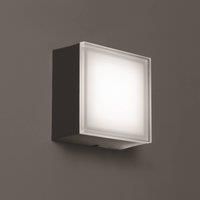 LCD 1425 LED outdoor wall lamp graphite 12.5 x 12.5 cm