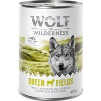 Wolf of Wilderness Adult Classic 6 x 400g - Green Fields - Lamb