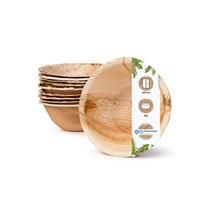 BIOZOYG Palm Leaf Bowl Round - Disposable Soup Plate, 25x 275 ml