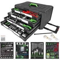 128 Pièces Ensemble d'outils à main Réparation + boîte à outils DEKO TOOLS 128