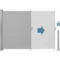Tectake Garden Privacy Screen With Rectractable Mechanism Grey