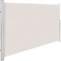 Tectake Garden Privacy Screen With Rectractable Mechanism Cream