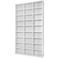 Shelving Unit Storage CD Shelves Display Unit Narrow Rack Bookshelf DVD Bookcase