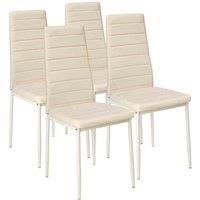 Dining Room Chairs Set of 4 | Home Kitchen Room Modern Faux Leather Wood Next