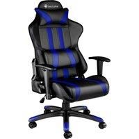tectake Gaming chair premium - black/blue
