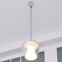 Serien Lighting LED designer hanging light Annex with glass shade