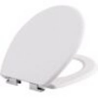 tectake Toilet seat with design - white