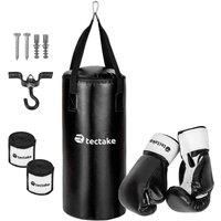 Boxing punch bag set punching bag gloves hand wraps bandages bracket training