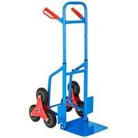 Stairclimbing sack barrow up to 100kg  sack truck, sack trolley, hand truck  blue