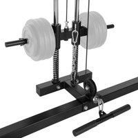 Tectake Power Tower With Lat Pulldown Bar Black/ Blue