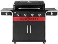 Char-Broil Gas2Coal 440 V2 Hybrid BBQ Grill - Black