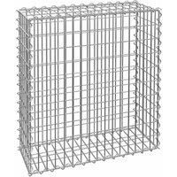 Tectake Gabion Basket 5X10cm Grey