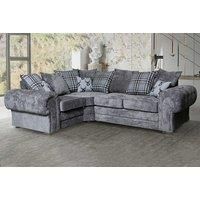 Scatter Back Fabric Corner Sofa - Left Or Right Hand