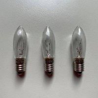 Saico E10 fluted candle bulbs for outdoor candle arches