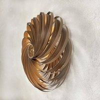 Gofurnit Veneria wall light, walnut, 70 cm