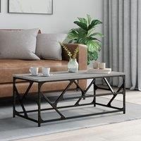 Coffee Table Grey Sonoma 100x50x40 cm Engineered Wood