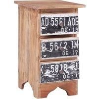 Bedside Cabinet 30x30x51 cm Solid Reclaimed Wood