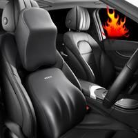 New Car Lumbar Back Support Headrest Neck Pillow Memory Foam Lumbar Pillow Universal Soft Neck