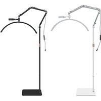 Ring Light Half Moon LED Lamp Stream Deck Floor Video Light Fill Light 3000K-6000K for Beauty Salon Makeup Live Streaming