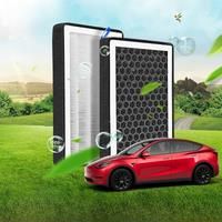 NovaAcc 2PCS/4PCS Cabin Air Filter For Model Y Model 3 HEPA Air Filter Activated Carbon Material Car