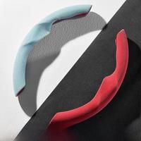 NovaAcc Suede Steering Wheel Cover Custom for Tesla Model 3 Y 2017-2021 2022 2023 2024 Non Slip