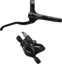 Front Right Bled Brake Lever/Post Mount Caliper Shimano BR-MT200/BL-MT200 Black