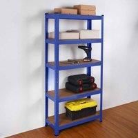 5 Tier Heavy Duty Boltless Metal Shelving Shelves Storage Unit Racking Garage